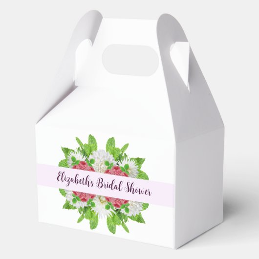 Ballotins Jardin Dahlia Fête de Mariage (Recto)