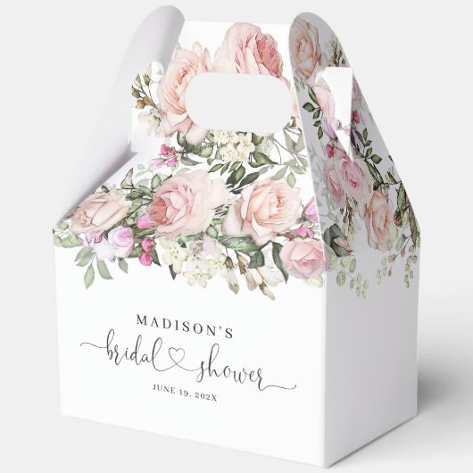 Ballotins Jardin de roses d'été Fleurs Mariage Shower (Recto)