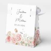 Ballotins Jardin d'été Aquarelle Mariage floral (Arrière)
