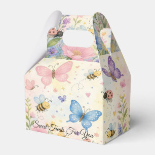 Ballotins Jardin Fantaisiste Aquarelle Insectes Floraux Anni