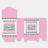 Ballotins Jardin fleuri rose (Déplié)