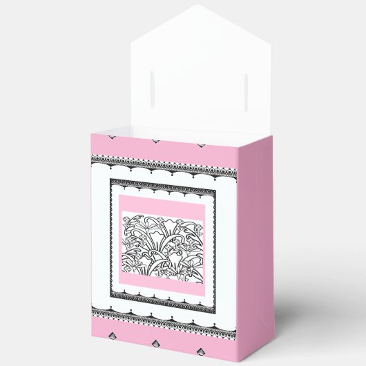 Ballotins Jardin fleuri rose (Ouvrir)