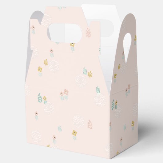 Ballotins Jardin Floral Mignon Doux Carte Anniversaire Fête (Ouvert)