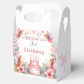 Ballotins Jardin poilu rose enchanté - Anniversaire (Ouvert)