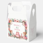 Ballotins Jardin poilu rose enchanté - Anniversaire (Ouvert)