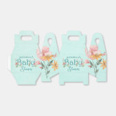 Ballotins Jardin Turquoise de la forêt enchantée Baby shower (Déplié)