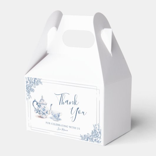 Ballotins Jardin victorien bleu foncé L'après-midi Thé (Verso)