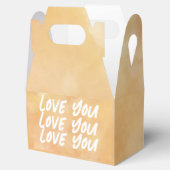 Ballotins Jaune - Brown Saint Valentin (Ouvert)