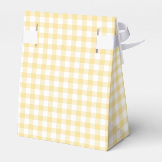 Ballotins Jaune canari gingham classique (Arrière)