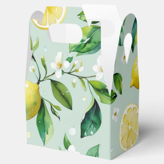 Ballotins Jaune citron jaune moderne orné d'une douche de ma (Ouvert)