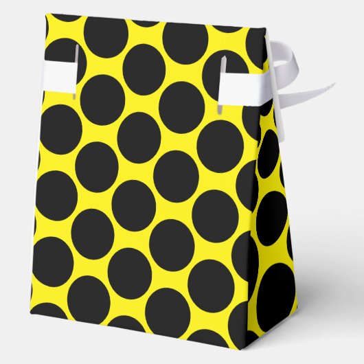 Ballotins Jaune clair avec tente style point noir 4x2x5 (Verso)