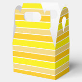 Ballotins Jaune Clair Rayé Horizontalement (Ouvert)