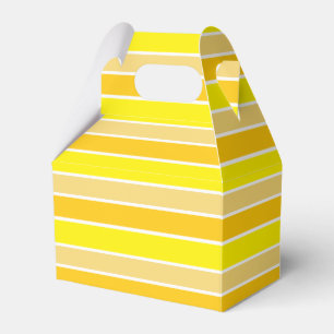 Ballotins Jaune Clair Rayé Horizontalement