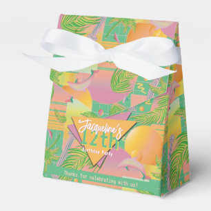 Ballotins Jaune été Vaporwave coucher du soleil Anniversaire