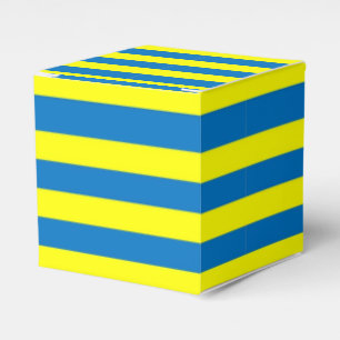 Ballotins Jaune vif et bleu rayé