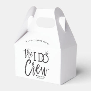 Ballotins Je sers d'équipier la faveur de noce de  