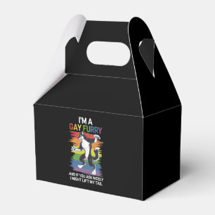 Ballotins Je suis une fierté LGBTQ arc-en-ciel renard furry