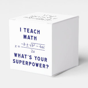 Ballotins J'enseigne les maths, quelle est votre superpuissa