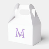 Ballotins jeté simple minimal ajouter nom monogramme rose ro (Arrière)