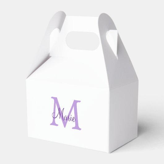 Ballotins jeté simple minimal ajouter nom monogramme rose ro (Verso)