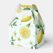 Ballotins Jeu de mariée bleu citron moderne (Arrière)