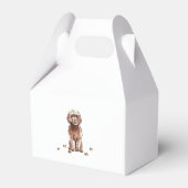 Ballotins Jeune Cavapoo marron Calligraphie de mariage Remer (Arrière)