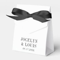 Jocelyn Mariage moderne noir et blanc