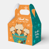 Ballotins Joli Anniversaire des Alpacas Garçon en Serapes Tu (Arrière)