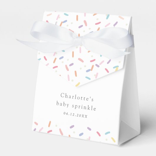 Ballotins Joli Arc-en-ciel arroser bébé Sprinkle Douche (Verso)