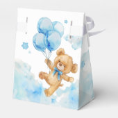 Ballotins Joli Baby shower Bearly Wait Blue Boy Parsemer (Arrière)