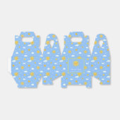 Ballotins Joli Baby shower de ciel bleu Soleil Jaune (Déplié)