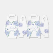 Ballotins Joli Baby shower de jardin fleuri Hydrangea (Déplié)