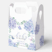 Ballotins Joli Baby shower de jardin fleuri Hydrangea (Ouvert)