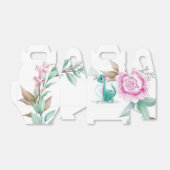 Ballotins Joli Baby shower de papillon Dinosaure rose Turquo (Déplié)