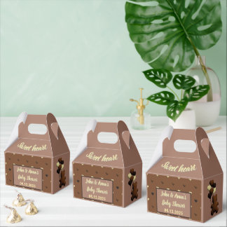 Ballotins Joli Baby shower d'ours au chocolat ballotin