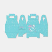 Ballotins Joli Baby shower fille dauphins (Déplié)