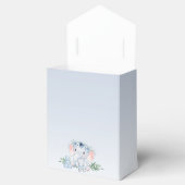 Ballotins Joli Baby shower floral éléphant garçon Merci (Ouvert)
