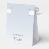 Ballotins Joli Baby shower floral éléphant garçon Merci (Arrière)