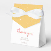 Ballotins Joli Baby shower moderne Jaune Wild One Sloth (Verso)