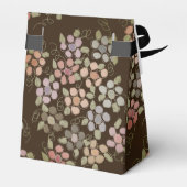 Ballotins Joli Ballotin de chocolat à fleurs (Arrière)