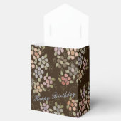 Ballotins Joli Ballotin de chocolat à fleurs (Ouvert)