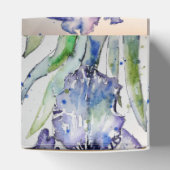 Ballotins Joli bleu Iris Floral Anniversaire Ballotin de gât (Haut)