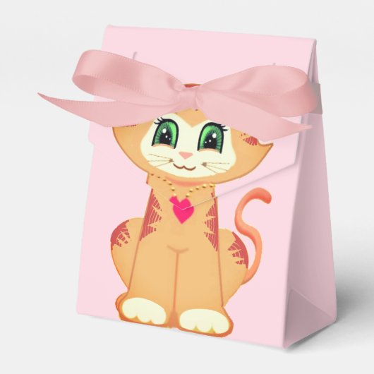 Ballotins Joli chat roux tabby Merci (Verso)
