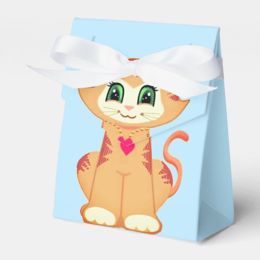 Ballotins Joli chat roux tabby Merci (Verso)