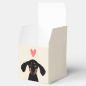 Ballotins Joli chiot Dachshund avec coeur (Ouvert)