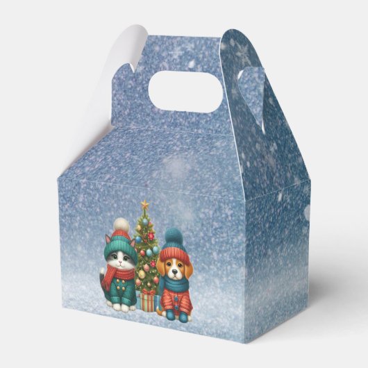 Ballotins Joli chiot de Noël & chaton (Verso)