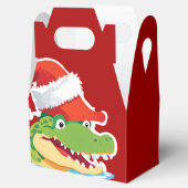 Ballotins Joli crocodile alligator Noël Safari Père Noël (Ouvert)