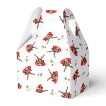 Joli Festif Rouge Kasky Reindeer de Noël