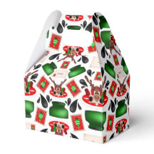 Joli Festif Rouge Kasky Reindeer de Noël