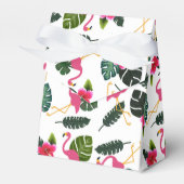 Ballotins Joli Flamant rose rose et fleurs pour vous (Verso)